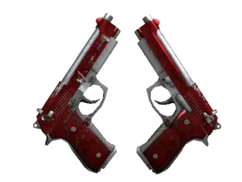Dual Berettas | Hemoglobin (Field-Tested)