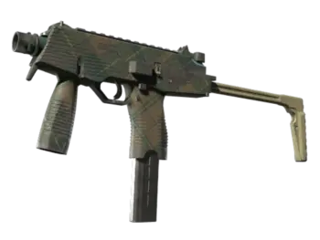 MP9 | Green Plaid (Well-Worn)