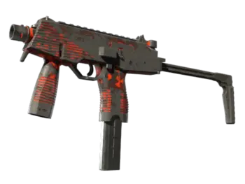 MP9 | Setting Sun (Battle-Scarred)