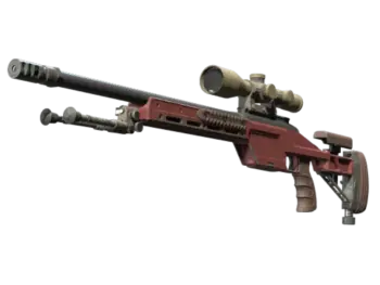 SSG 08 | Red Stone (Well-Worn)
