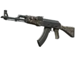 Souvenir AK-47 | Black Laminate (Well-Worn)