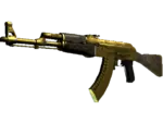 Souvenir AK-47 | Gold Arabesque (Battle-Scarred)