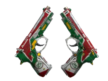 Souvenir Dual Berettas | Twin Turbo (Battle-Scarred)