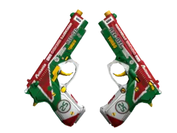 Souvenir Dual Berettas | Twin Turbo (Well-Worn)