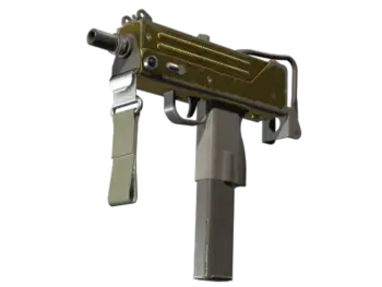 Souvenir MAC-10 | Gold Brick (Battle-Scarred)