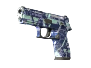 Souvenir P250 | Digital Architect (Well-Worn)