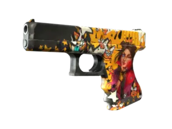 StatTrak™ Glock-18 | Bullet Queen (Well-Worn)