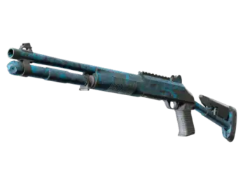 XM1014 | VariCamo Blue (Well-Worn)