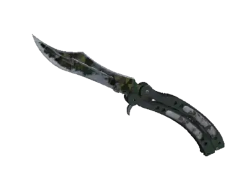 ★ Butterfly Knife | Boreal Forest (Battle-Scarred)