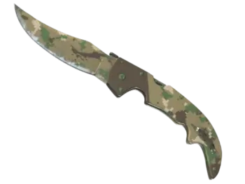 ★ Falchion Knife | Forest DDPAT (Well-Worn)