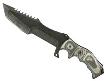 ★ Huntsman Knife | Black Laminate (Battle-Scarred)