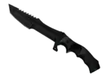 ★ Huntsman Knife | Black Laminate (Well-Worn)