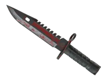 ★ M9 Bayonet | Crimson Web (Battle-Scarred)