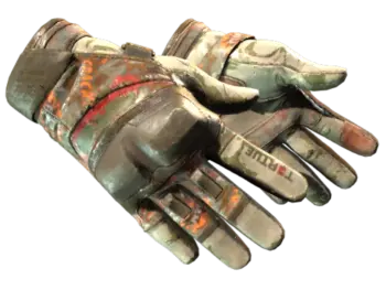 ★ Moto Gloves | POW! (Battle-Scarred)