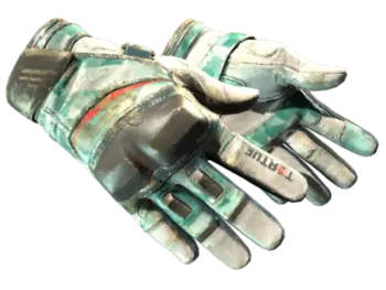 ★ Moto Gloves | Spearmint (Battle-Scarred)
