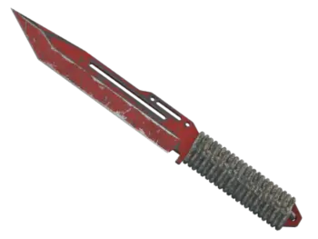 ★ Paracord Knife | Crimson Web (Battle-Scarred)