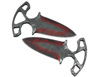 ★ Shadow Daggers | Crimson Web (Battle-Scarred)