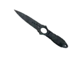★ Skeleton Knife | Night Stripe (Battle-Scarred)