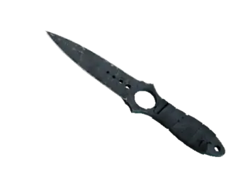★ Skeleton Knife | Night Stripe (Battle-Scarred)