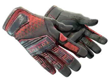 ★ Specialist Gloves | Crimson Kimono (Battle-Scarred)
