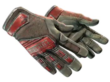 ★ Specialist Gloves | Crimson Web (Battle-Scarred)