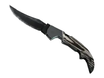 ★ StatTrak™ Falchion Knife | Black Laminate (Minimal Wear)