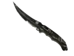 ★ StatTrak™ Flip Knife | Black Laminate (Battle-Scarred)