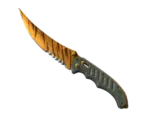 ★ StatTrak™ Flip Knife | Tiger Tooth (Factory New)