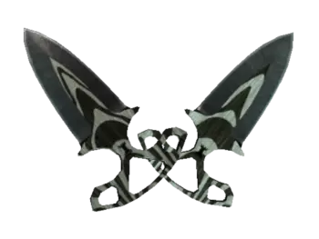 ★ StatTrak™ Shadow Daggers | Black Laminate (Well-Worn)