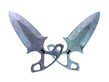 ★ StatTrak™ Shadow Daggers | Blue Steel (Well-Worn)