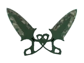 ★ StatTrak™ Shadow Daggers | Forest DDPAT (Field-Tested)