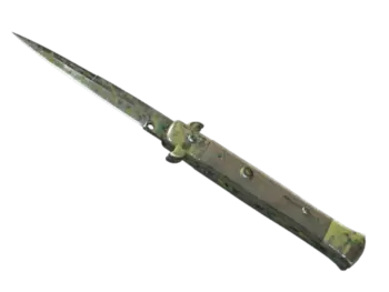 ★ Stiletto Knife | Boreal Forest (Battle-Scarred)