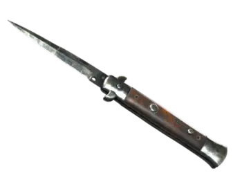 ★ Stiletto Knife | Stained (Battle-Scarred)