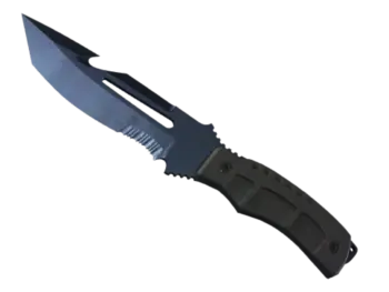 ★ Survival Knife | Blue Steel (Battle-Scarred)