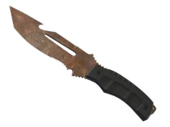 ★ Survival Knife | Rust Coat (Battle-Scarred)