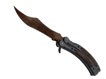 ★ Butterfly Knife | Rust Coat (Battle-Scarred)