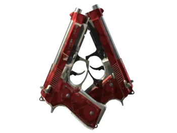 StatTrak™ Dual Berettas | Hemoglobin (Field-Tested)