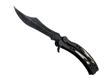 ★ StatTrak™ Butterfly Knife | Black Laminate (Minimal Wear)