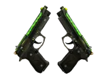 StatTrak™ Dual Berettas | Cobra Strike (Field-Tested)
