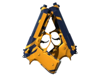 StatTrak™ Dual Berettas | Marina (Minimal Wear)