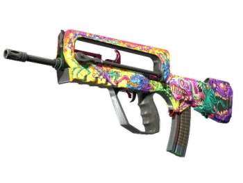 StatTrak™ FAMAS | Bad Trip (Minimal Wear)