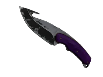 ★ StatTrak™ Gut Knife | Ultraviolet (Battle-Scarred)