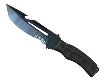 ★ StatTrak™ Survival Knife | Blue Steel (Minimal Wear)