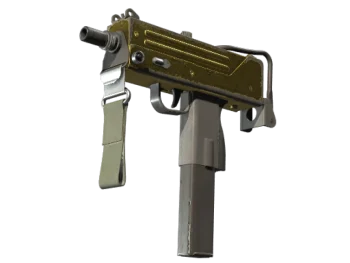 MAC-10 | Gold Brick (Battle-Scarred)