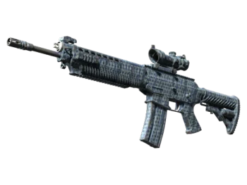 Souvenir SG 553 | Waves Perforated (Well-Worn)