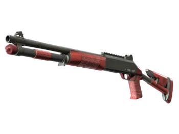 XM1014 | Red Leather (Minimal Wear)