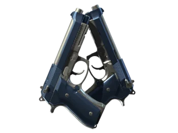 Souvenir Dual Berettas | Anodized Navy (Minimal Wear)