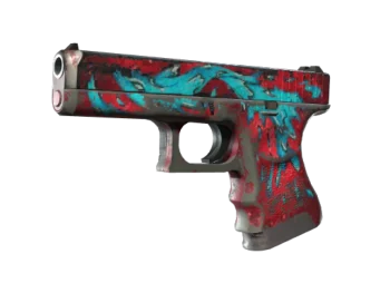 StatTrak™ Glock-18 | Water Elemental (Battle-Scarred)