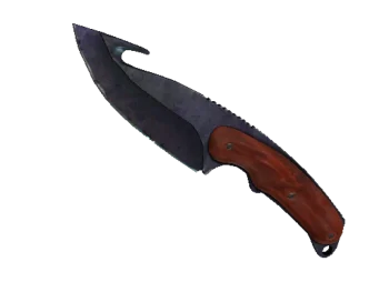 ★ StatTrak™ Gut Knife | Blue Steel (Battle-Scarred)