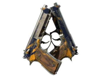 Dual Berettas | Marina (Battle-Scarred)